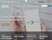 Tablet Screenshot of evangelizacion.org.mx